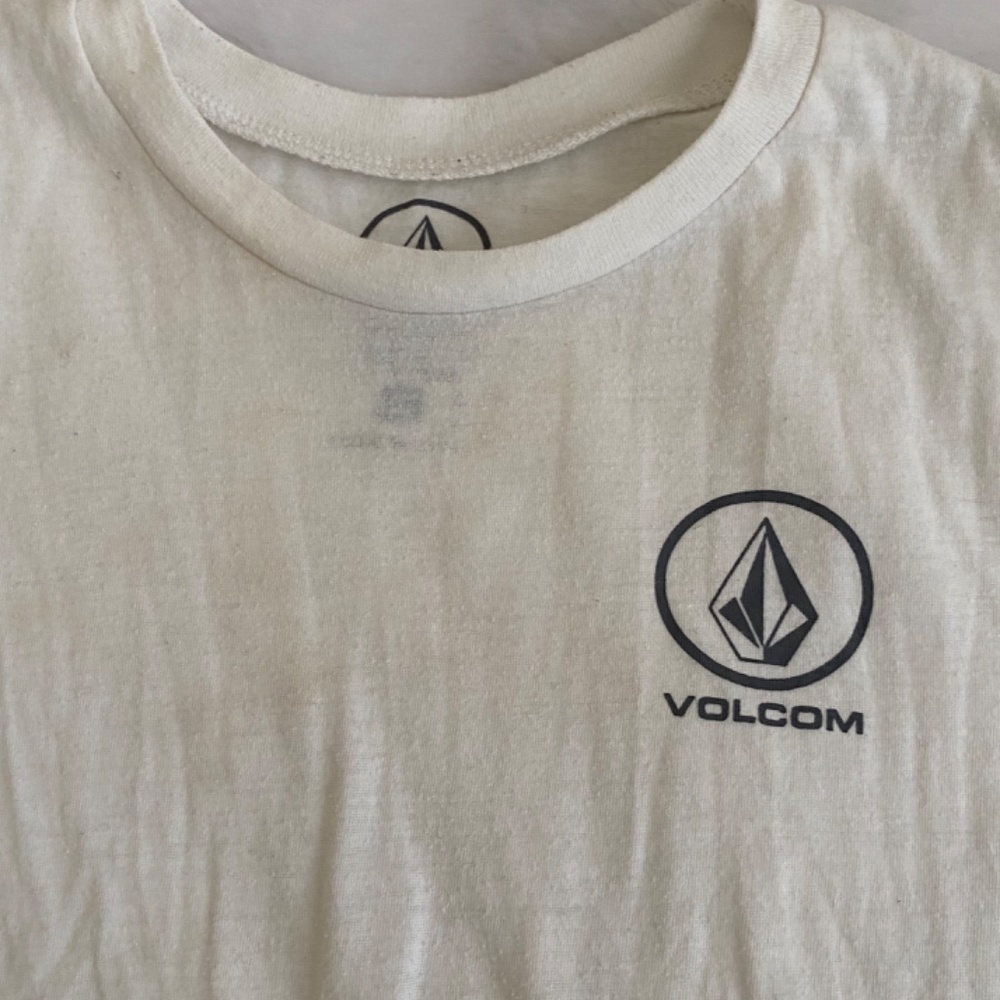 VOLCOM Boys Super Soft Tee Shirt — Volcom Stone Logo XL 8